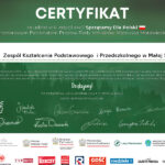 Certyfikat sprzątamy dla Polski