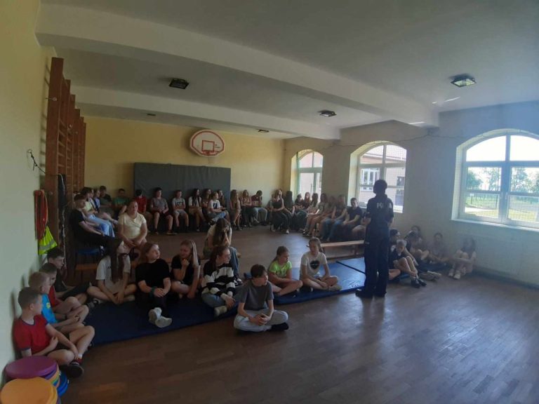 Spotkanie z panią policjantką
